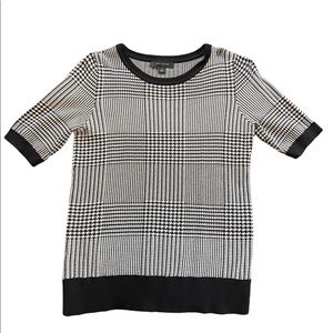 Black/White Ann Taylor Top